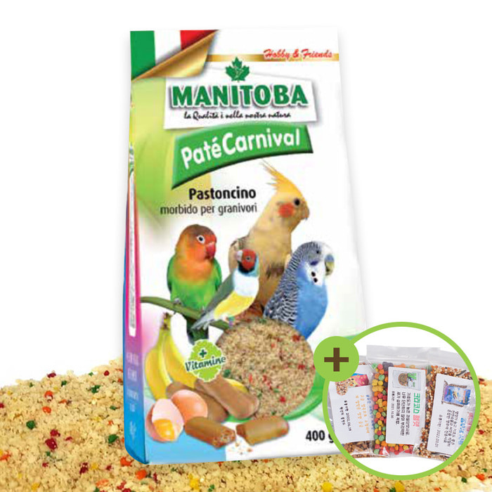 마니토바 에그푸드 400g 앵무새 단백질 비타민 새모이