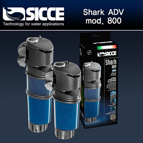 SICCE SHARK ADV800 씨쎄 측면여과기 명품 어항여과기