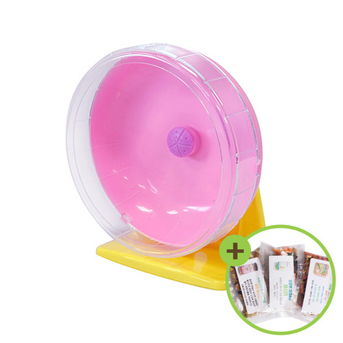 소동물 쳇바퀴 중형 핑크 햄스터 장난감 AMZ-P05