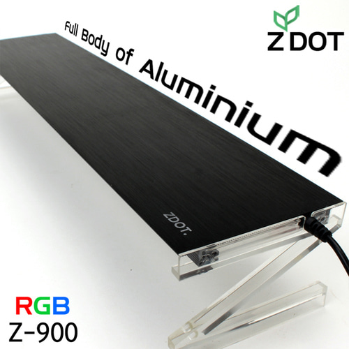 ZDOT 슬림 LED조명 어항등 수족관조명(Z-900) 블랙